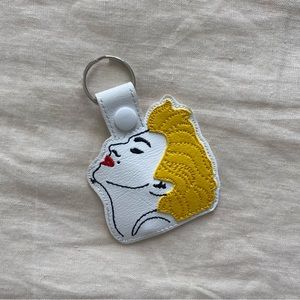Madonna Leather Keychain / Charm